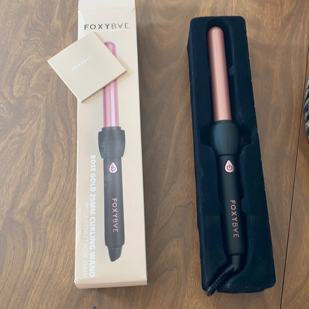 Foxybae 25 mm curling wand rose gold